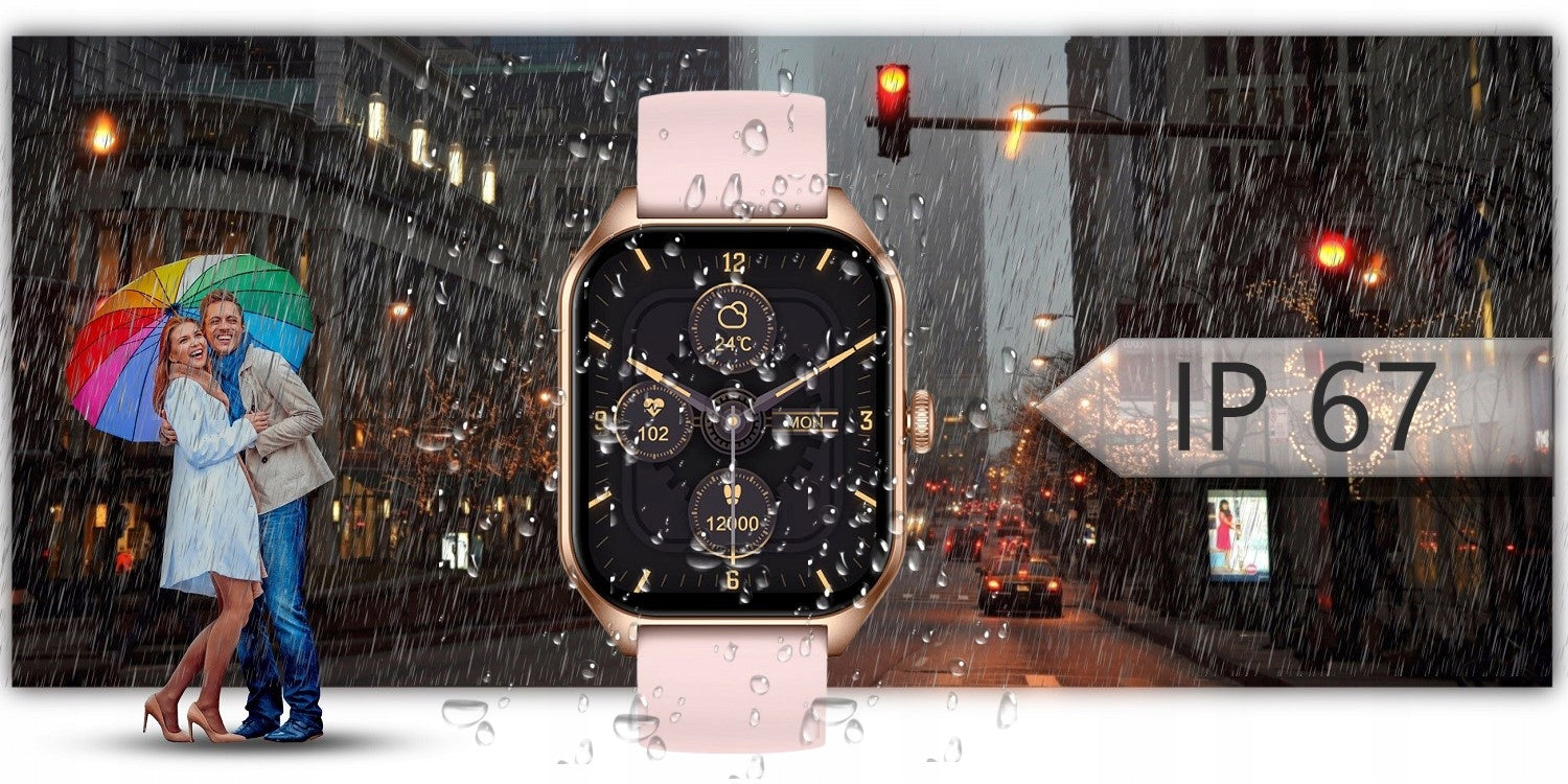 SMARTWATCH WOMEN GRAVITY TALK PRESSURE SMS Batteries included yes