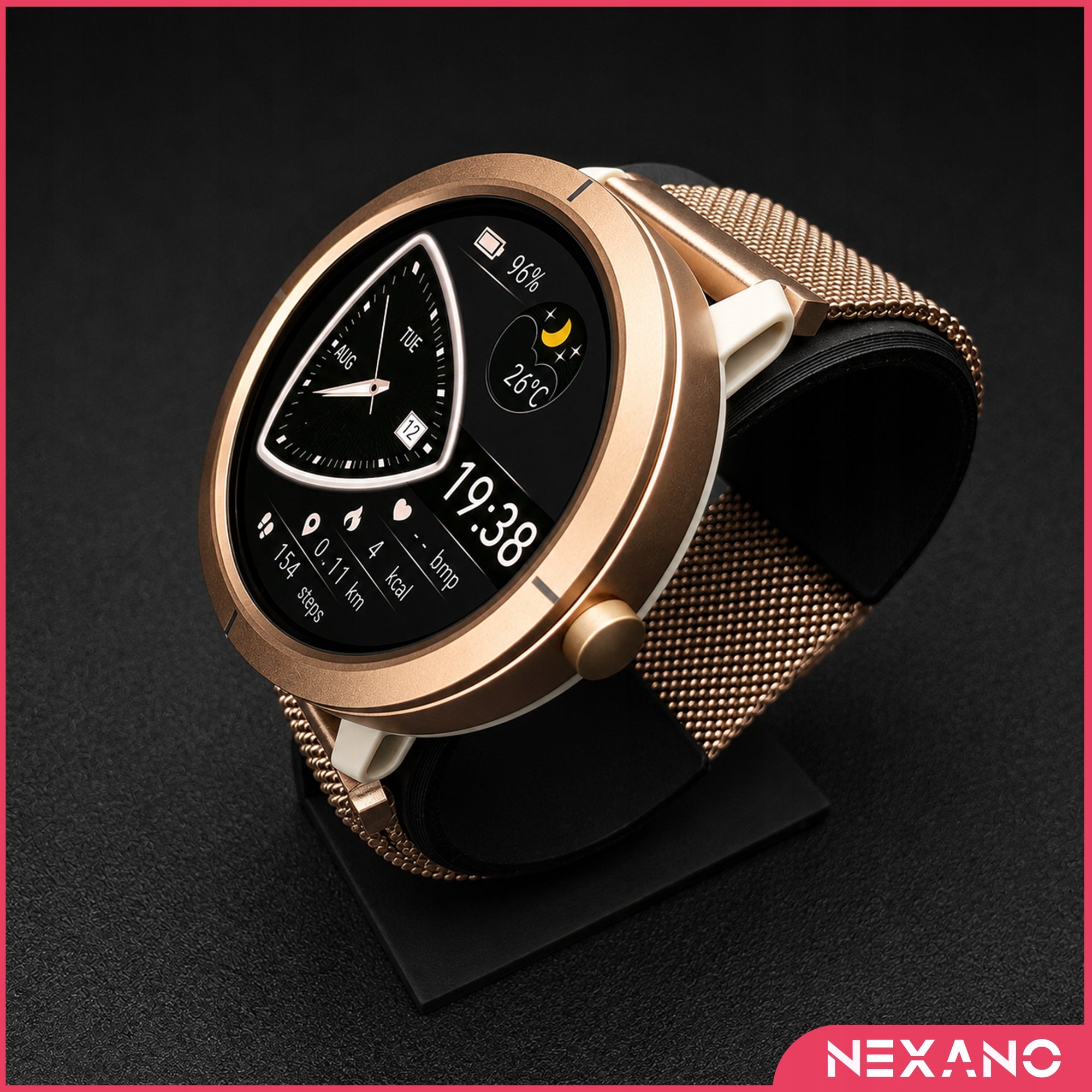 SMARTWATCH WOMEN'S AMOLED WATCH WATERPROOF SMART TALK SMS GPS MENU PL Manufacturer code Smartwatch Nexano NX76