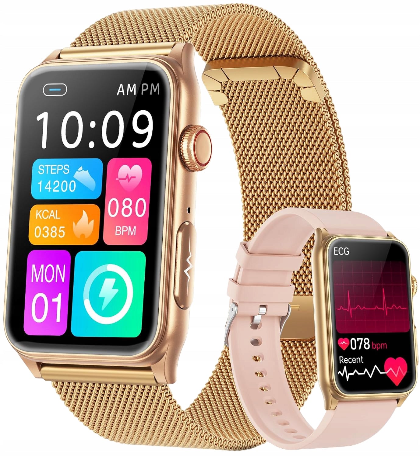 SMARTWATCH WOMEN'S ECG WATCH HRV PRESSURE SUGAR MEASUREMENT TEMPERTATURA BMIf Brand Lazird