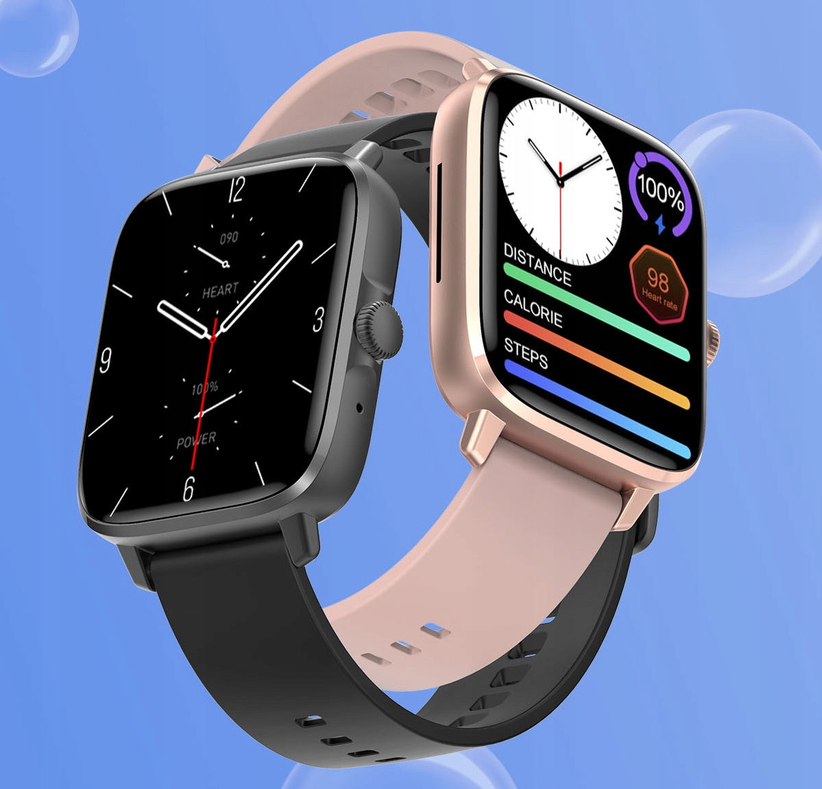 SMARTWATCH WOMEN'S INDUCTION TALK BLOOD PRESSURE MONITOR HEART RATE MONITOR EKG PL Brand Sensorr