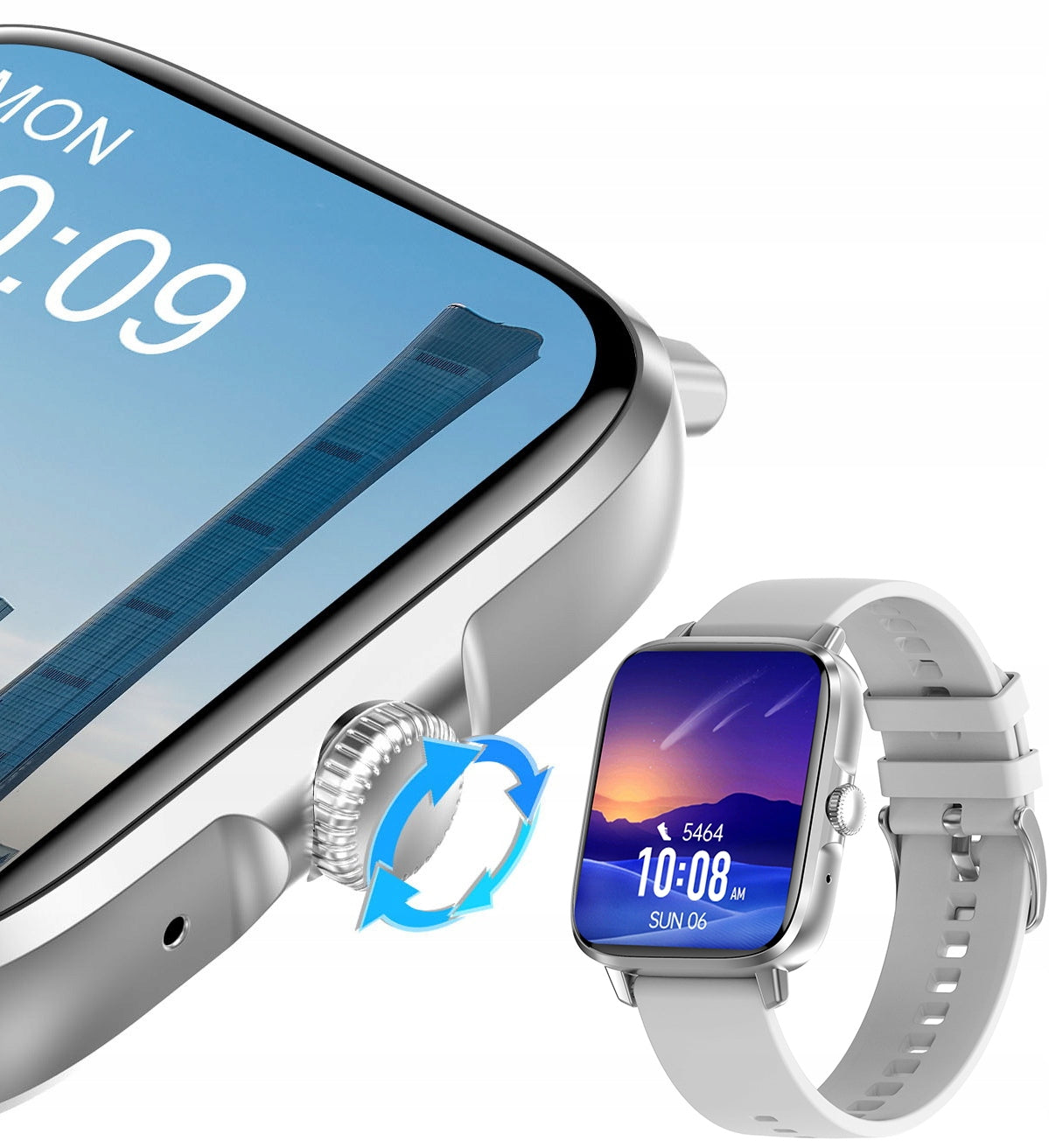 SMARTWATCH WOMEN'S INDUCTION TALK BLOOD PRESSURE MONITOR HEART RATE MONITOR EKG PL Packaging status original