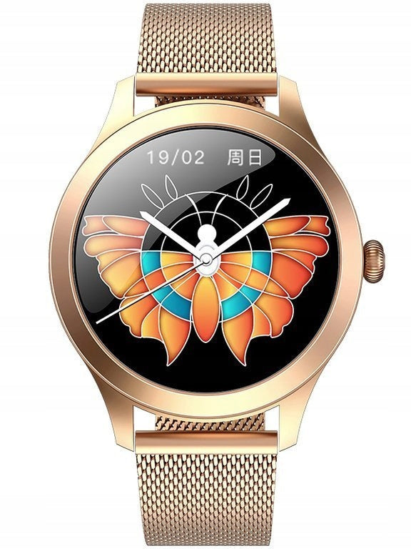 SMARTWATCH WOMEN'S SPORTS WATCH ROSE GOLD G. Rossi SW014-2 ELEGANT Brand G. Rossi