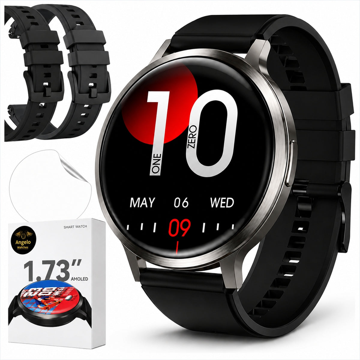 SMARTWATCH WOMEN'S TALK BT AMOLED IP68 SPORT HEALTH HEART RATE SLEEP MENU PL