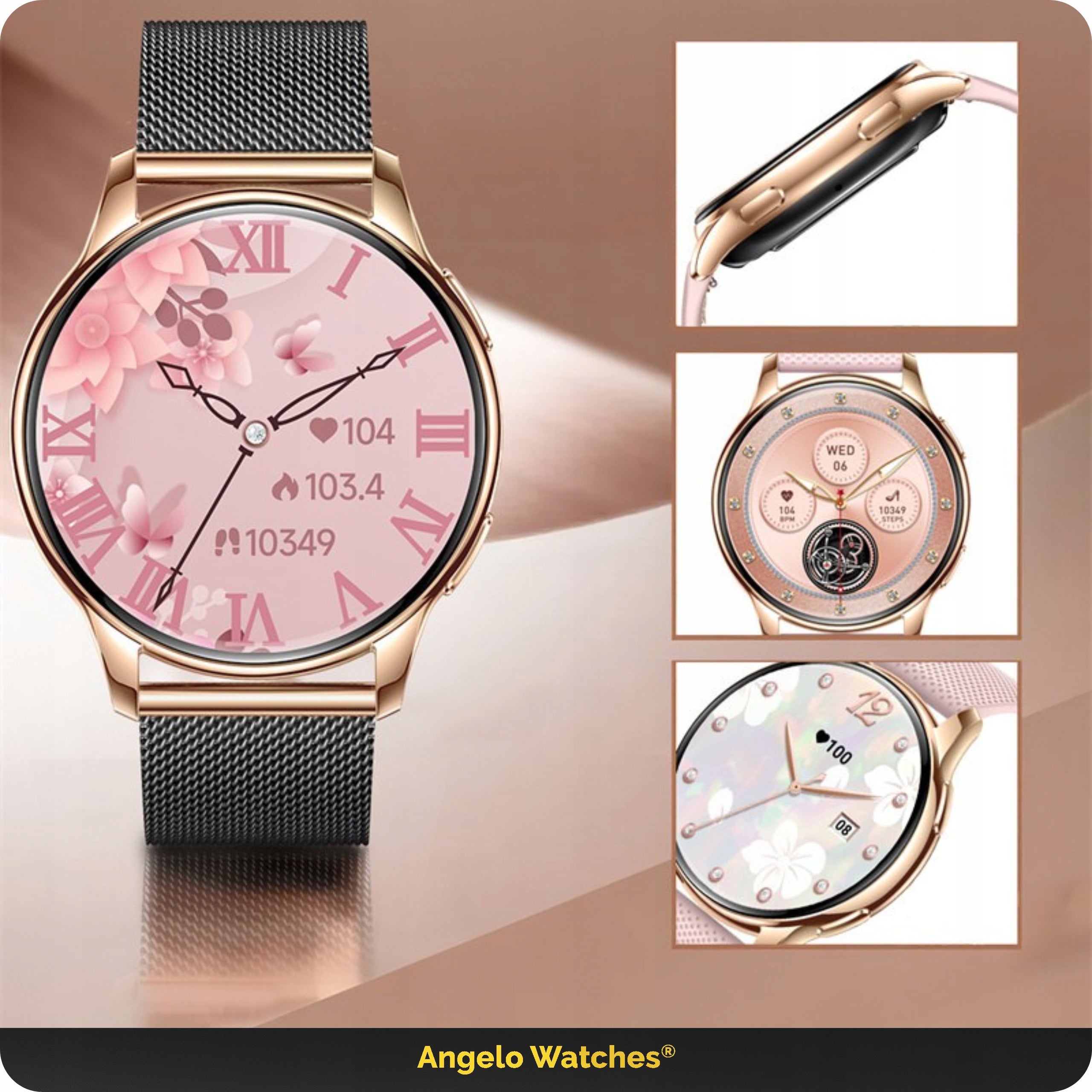 SMARTWATCH WOMEN'S TALK BT SPORT HEART RATE PEDOMETER NOTIFICATION PL IP67 Manufacturer code Smartwatch damski ciśnieniomierz połączenia