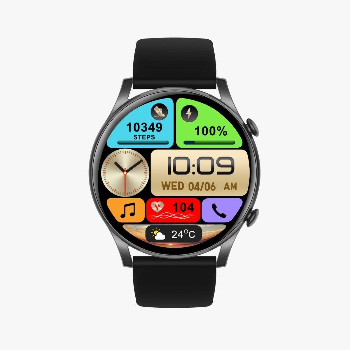 SMARTWATCH WOMEN'S WATCH AMOLED L5BLACK TALK MENU PL Brand no brand