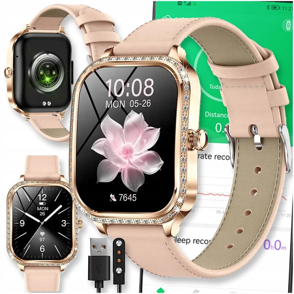SMARTWATCH WOMEN'S WATCH AMOLED TALK PRO SPORTS MENU PL WATERPROOF
