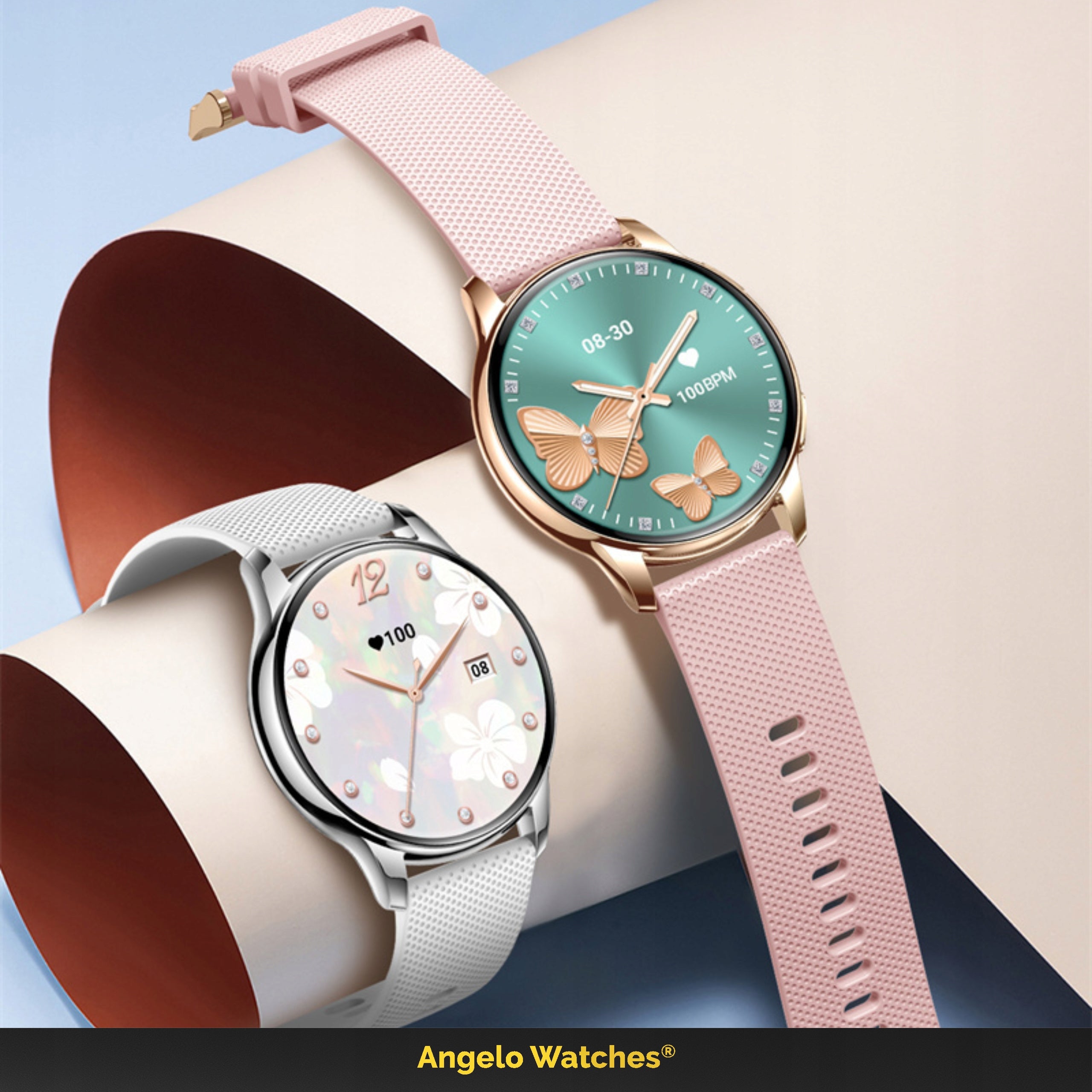 SMARTWATCH WOMEN'S WATCH CALL PRESSURE NOTIFICATION AMOLED MENU PL Packaging status original