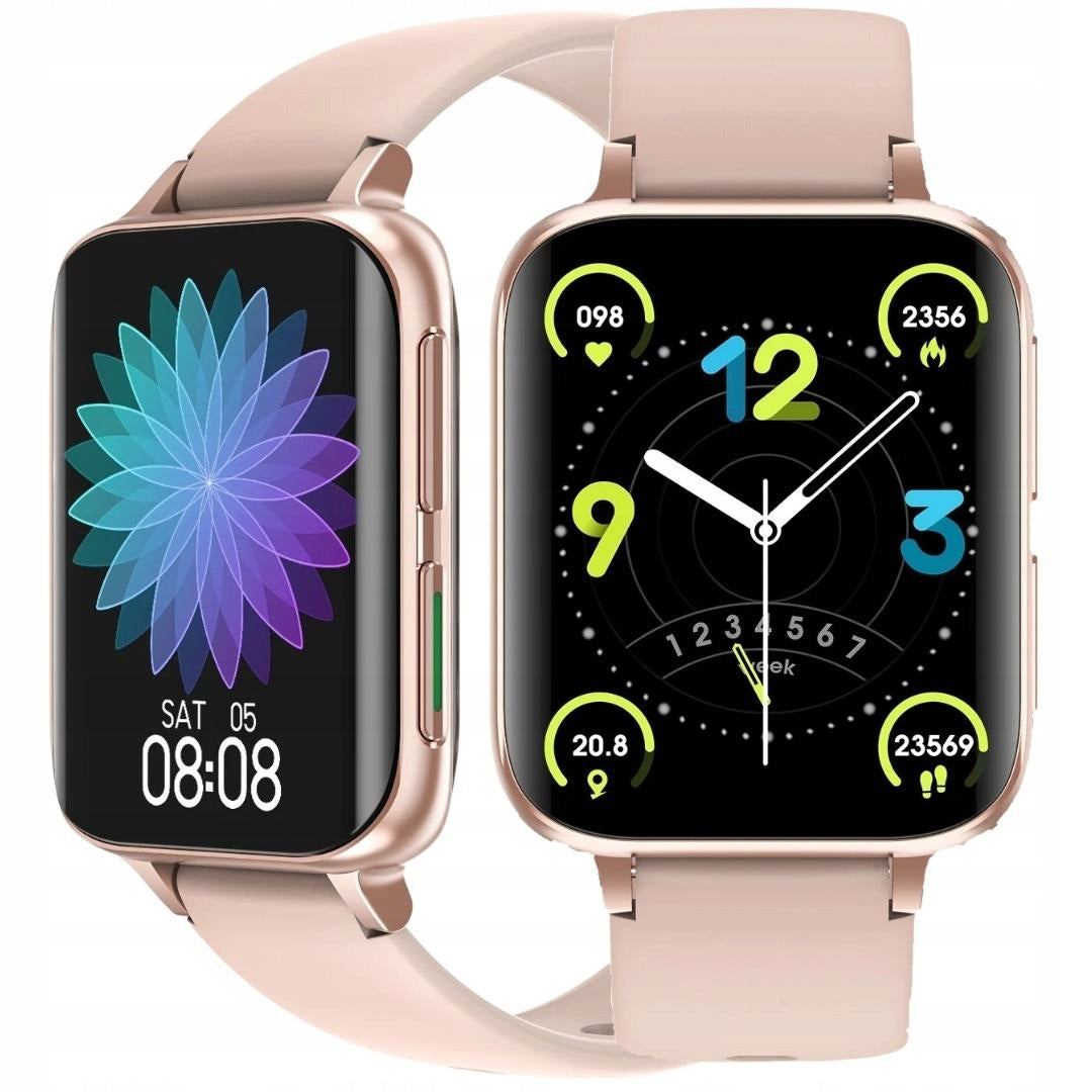 SMARTWATCH WOMEN'S WATCH CARDIOWATCH EKG TALK PULSE PL MENU Color gold