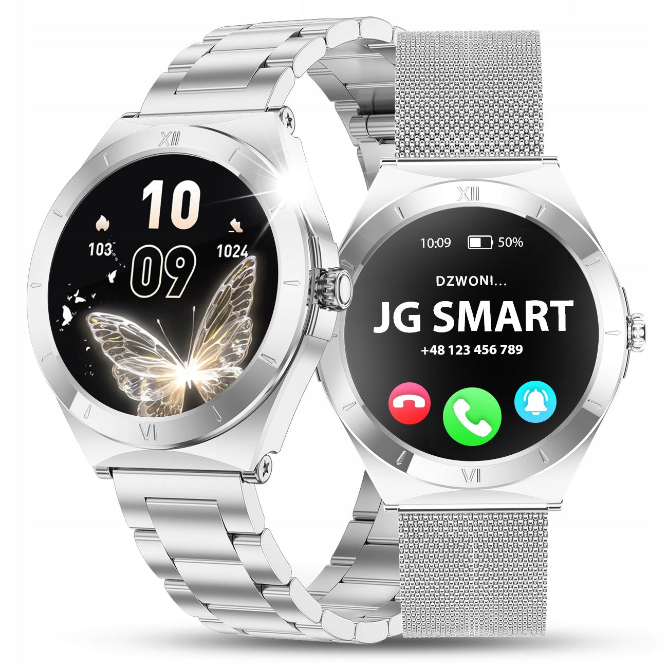 SMARTWATCH WOMEN'S WATCH CONVERSATION MENU PL WATERPROOF AMOLED HEALTH 3Stripes