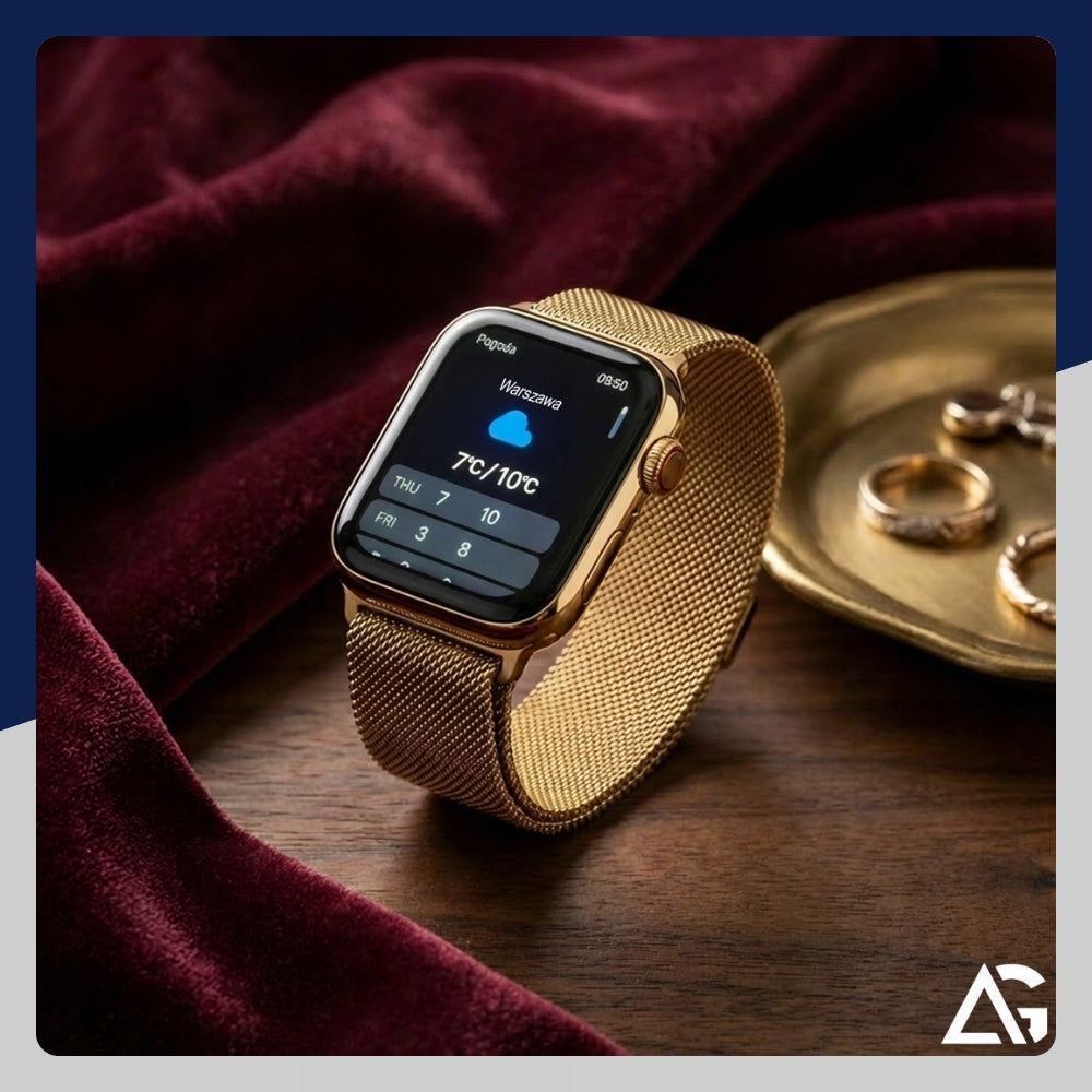 SMARTWATCH WOMEN'S WATCH GOLD TALK NOTIFICATIONS SPORT HEALTH 3 STRIPES Packaging status original