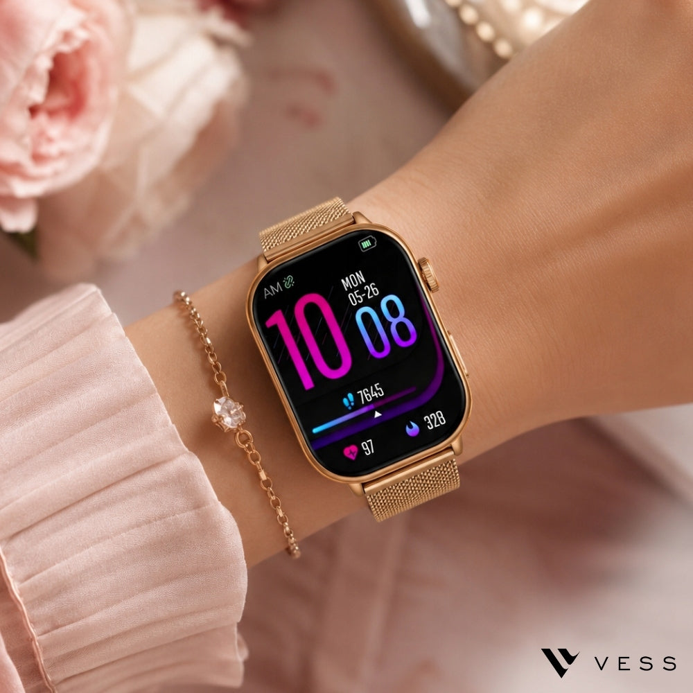 SMARTWATCH WOMEN'S WATCH GPS CALL NOTIFICATIONS WATERPROOF MENU PL Manufacturer code VESS TKY17