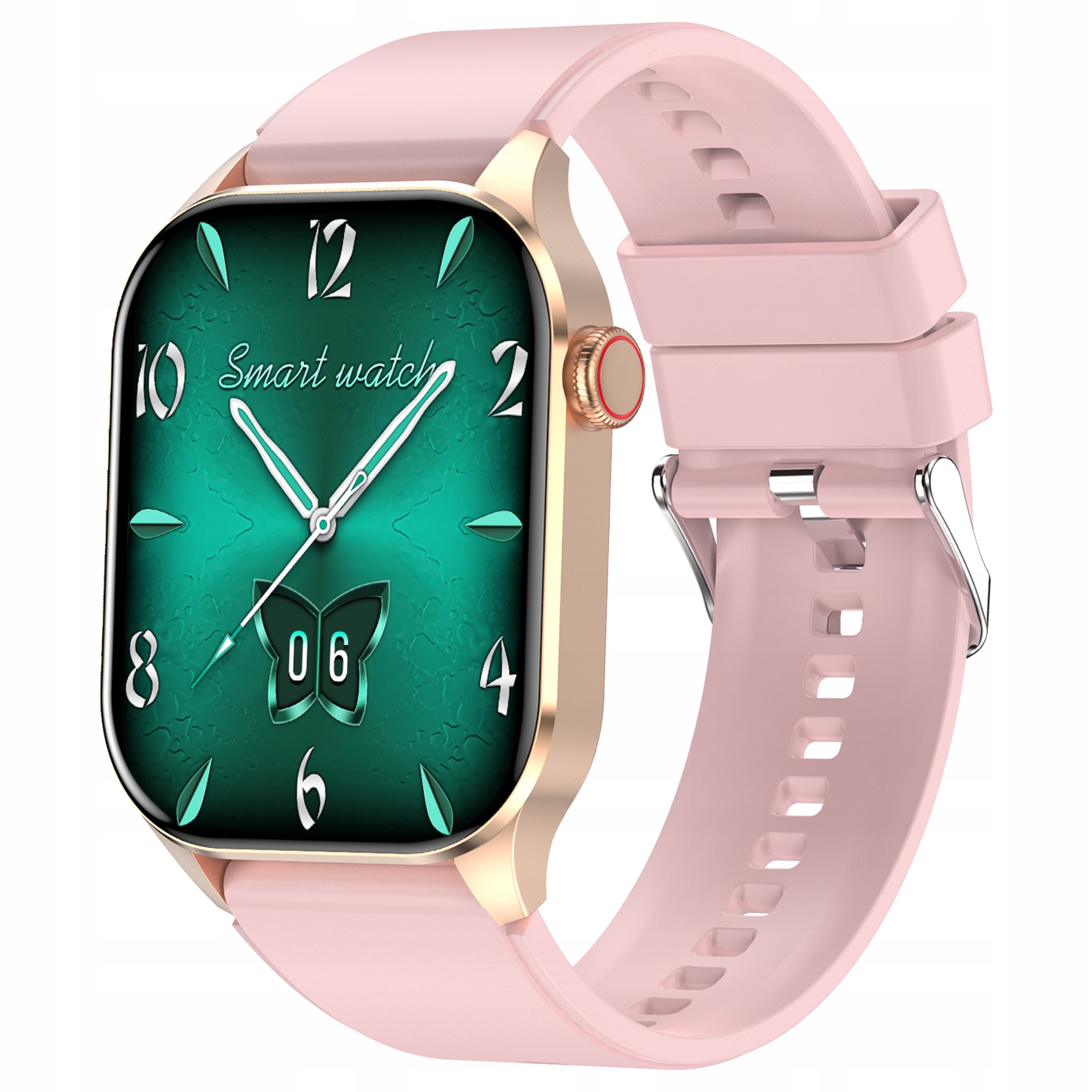 SMARTWATCH WOMEN'S WATCH HEART RATE PRESSURE SLEEP MENU PL TALK SMS 5 STRIPES Packaging status original