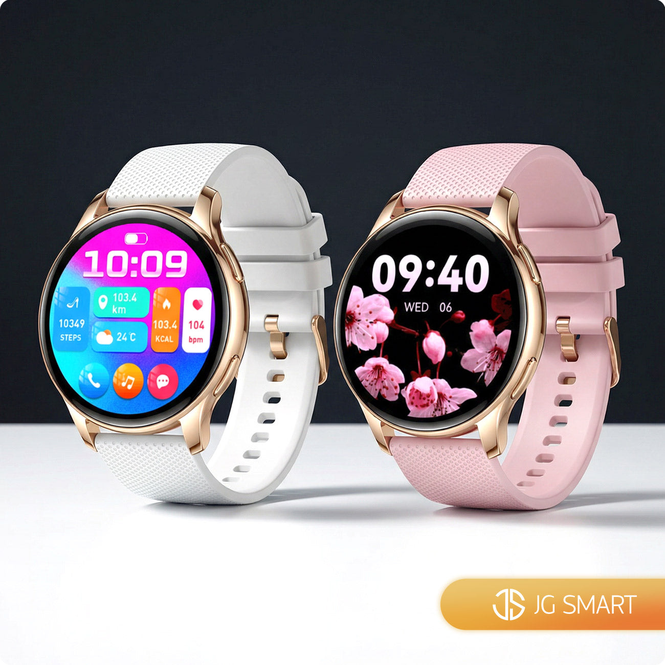SMARTWATCH WOMEN'S WATCH MENU PL CALL NOTIFICATIONS SMART WATCH 4 STRIPES Manufacturer code Zegarek dla kobiety złoty smart watch 4 paski