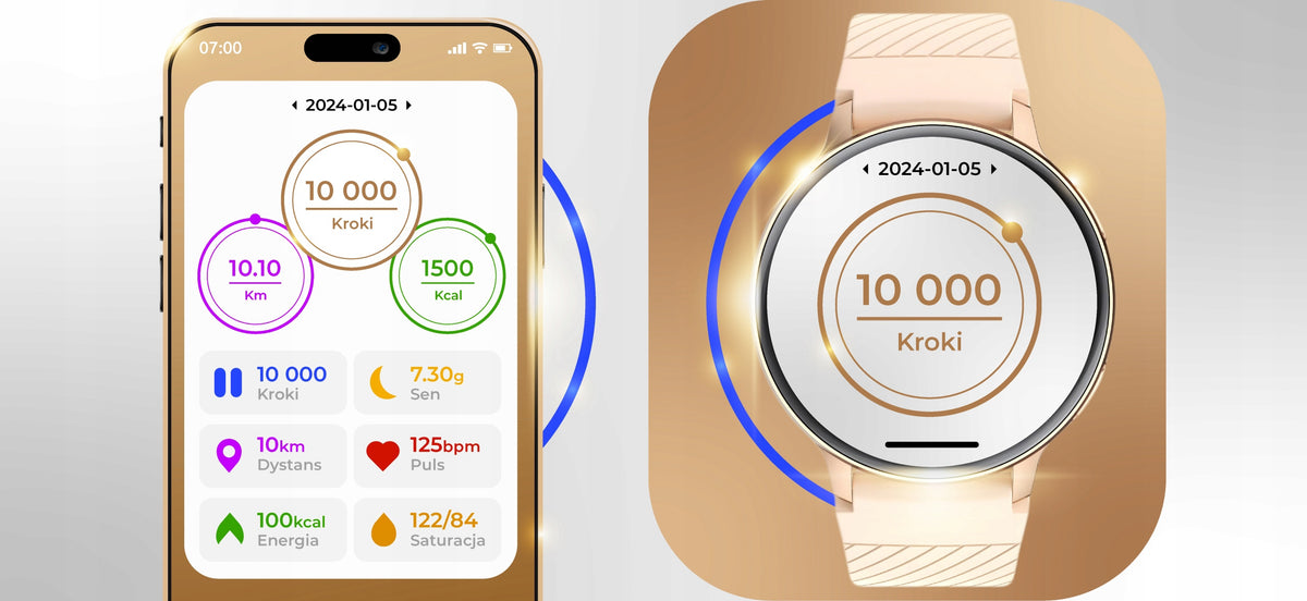 SMARTWATCH WOMEN'S WATCH MENU PL TALK NOTIFICATIONS PULSE SPORT HEALTH Brand no brand