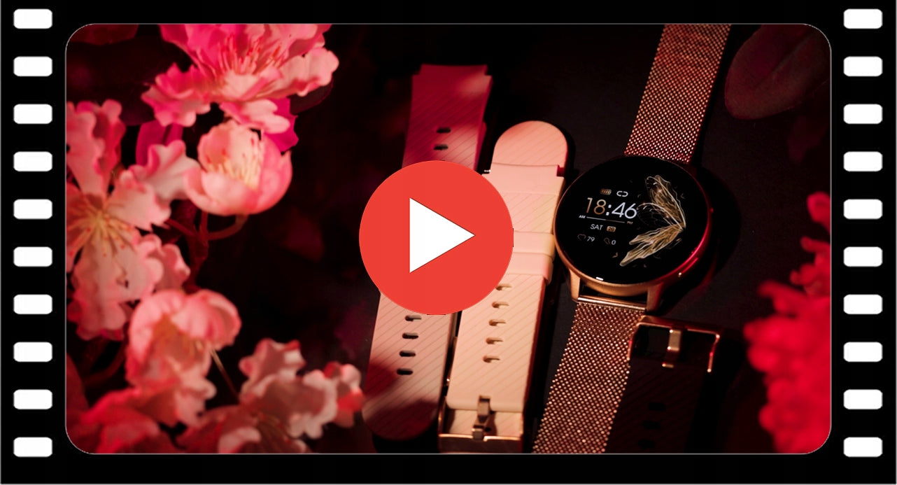 SMARTWATCH WOMEN'S WATCH MENU PL TALK NOTIFICATIONS PULSE SPORT HEALTH Packaging status original