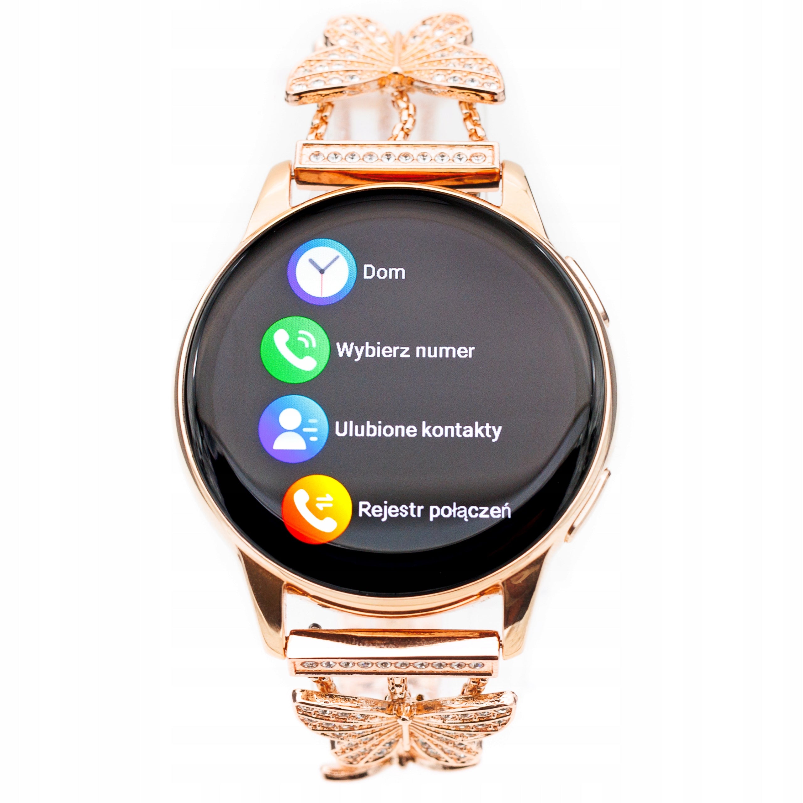 SMARTWATCH WOMEN'S WATCH MENU PL TALK NOTIFICATIONS SPORT PULSE AMOLED Manufacturer code Smartwatch Bianka Butterfly Złota Motyl