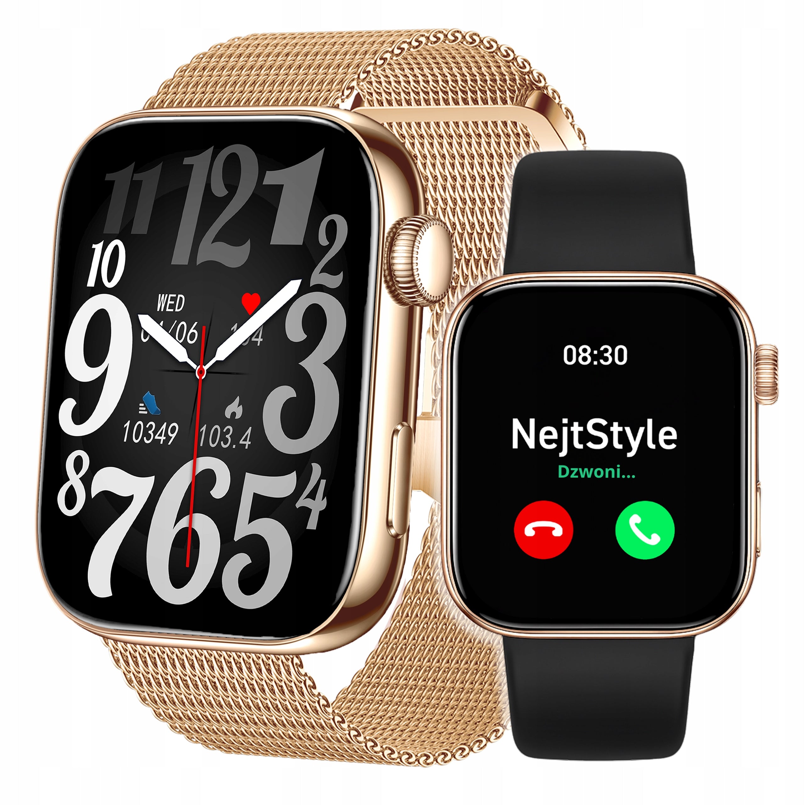 SMARTWATCH WOMEN'S WATCH MENU PL TALK SPORT WATCH NOTIFICATIONS STRAPS
