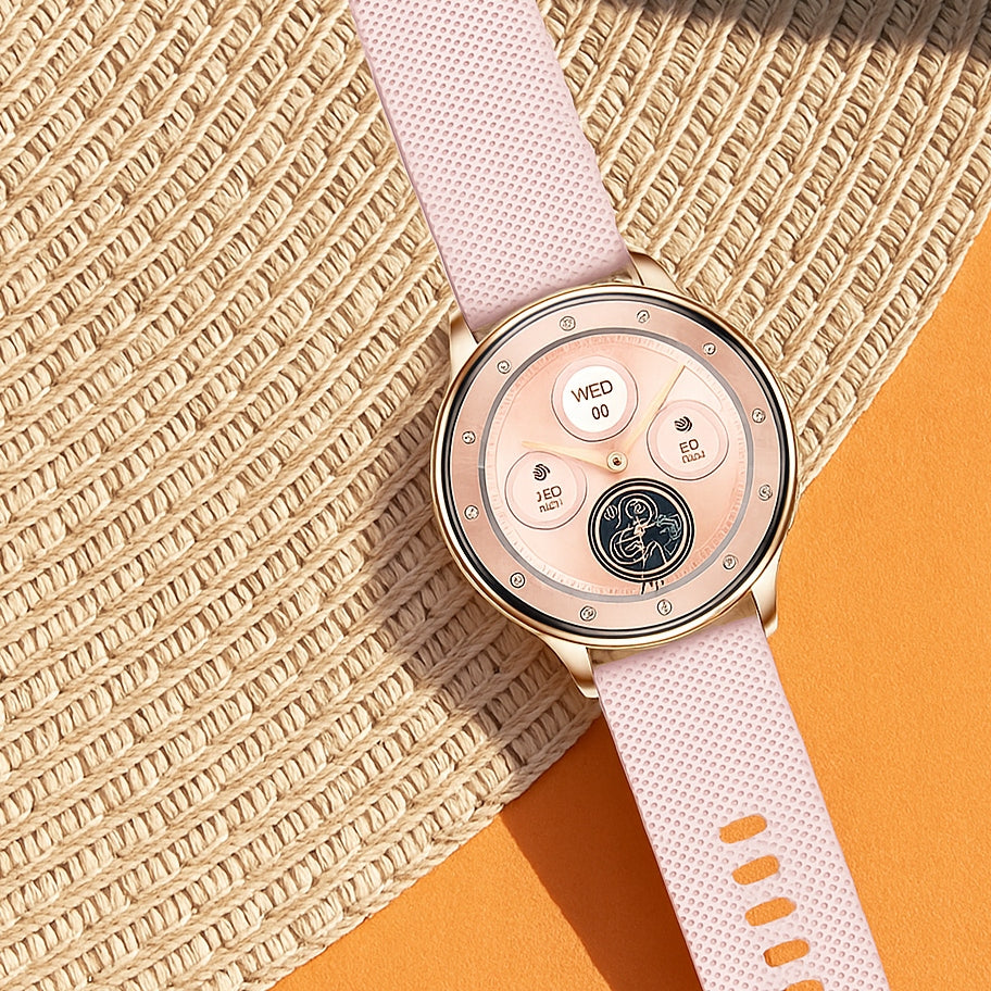 SMARTWATCH WOMEN'S WATCH MENU POLISH CALLS NOTIFICATIONS AMOLED+ FOIL Manufacturer code Smartwatch Devill Bianka złoty