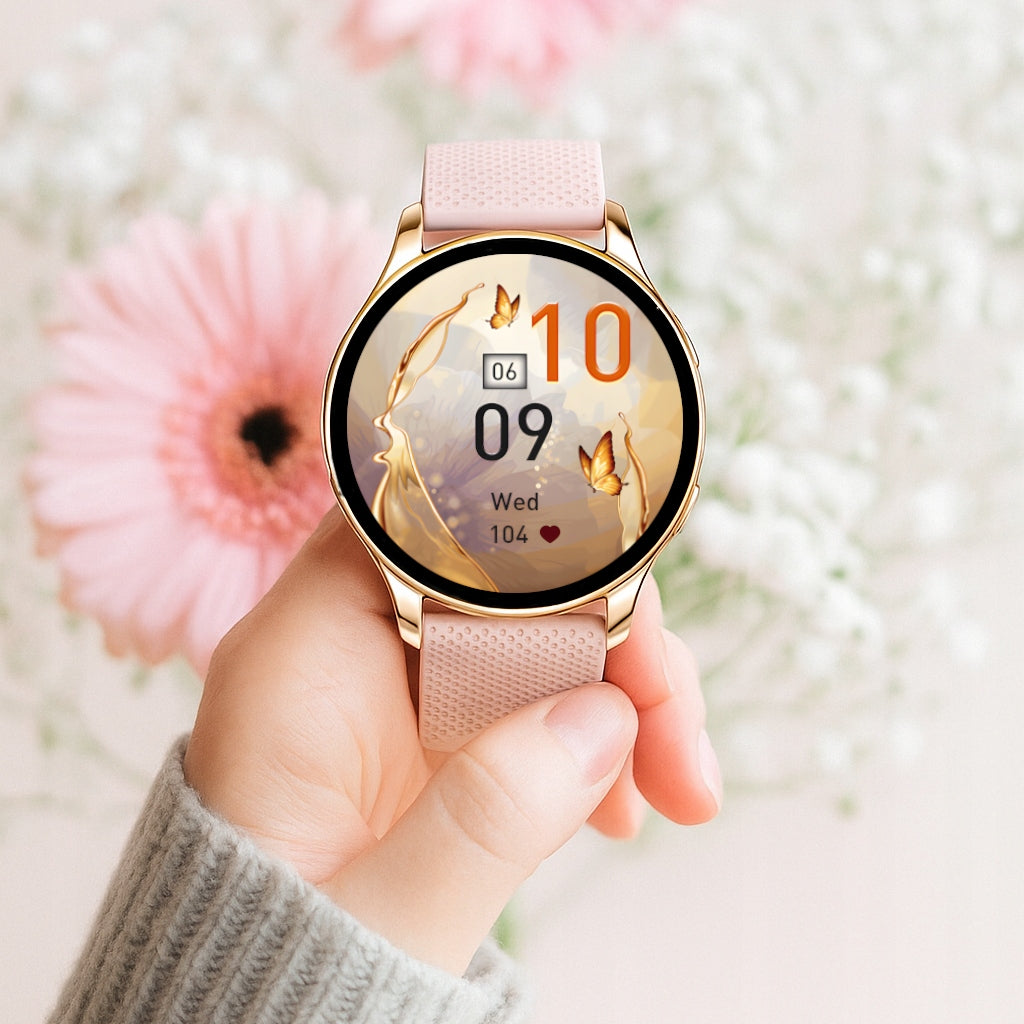 SMARTWATCH WOMEN'S WATCH MENU POLISH CALLS NOTIFICATIONS AMOLED+ FOIL Packaging status original