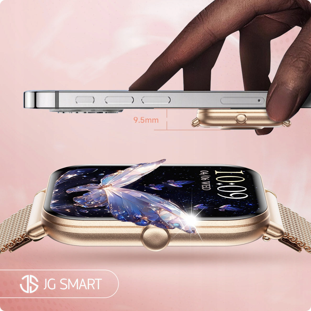 SMARTWATCH WOMEN'S WATCH PL MENU CALL NOTIFICATIONS SMART WATCH 2 STRIPES Packaging status original