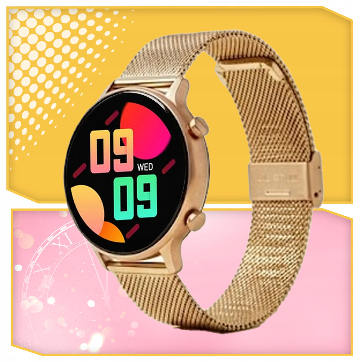 SMARTWATCH WOMEN'S WATCH PL TALK MENU SMART WATCH WATERPROOF Packaging status original