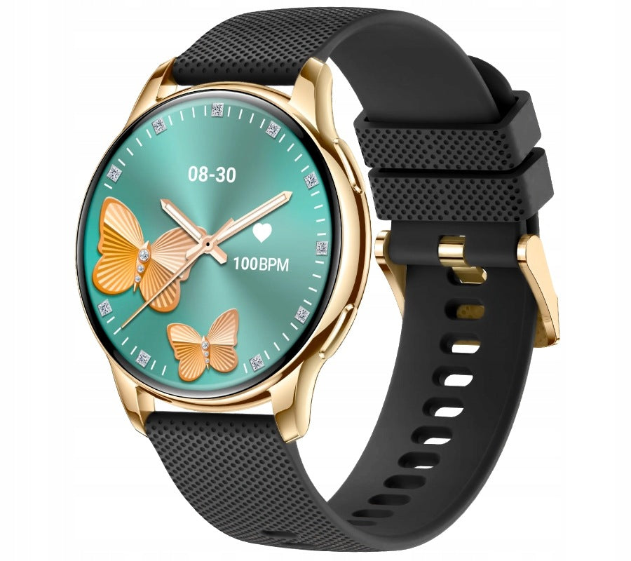 SMARTWATCH WOMEN'S WATCH POLISH MENU TALK 2 STRAPS + HEADPHONES FREEBIE Brand Rubicon
