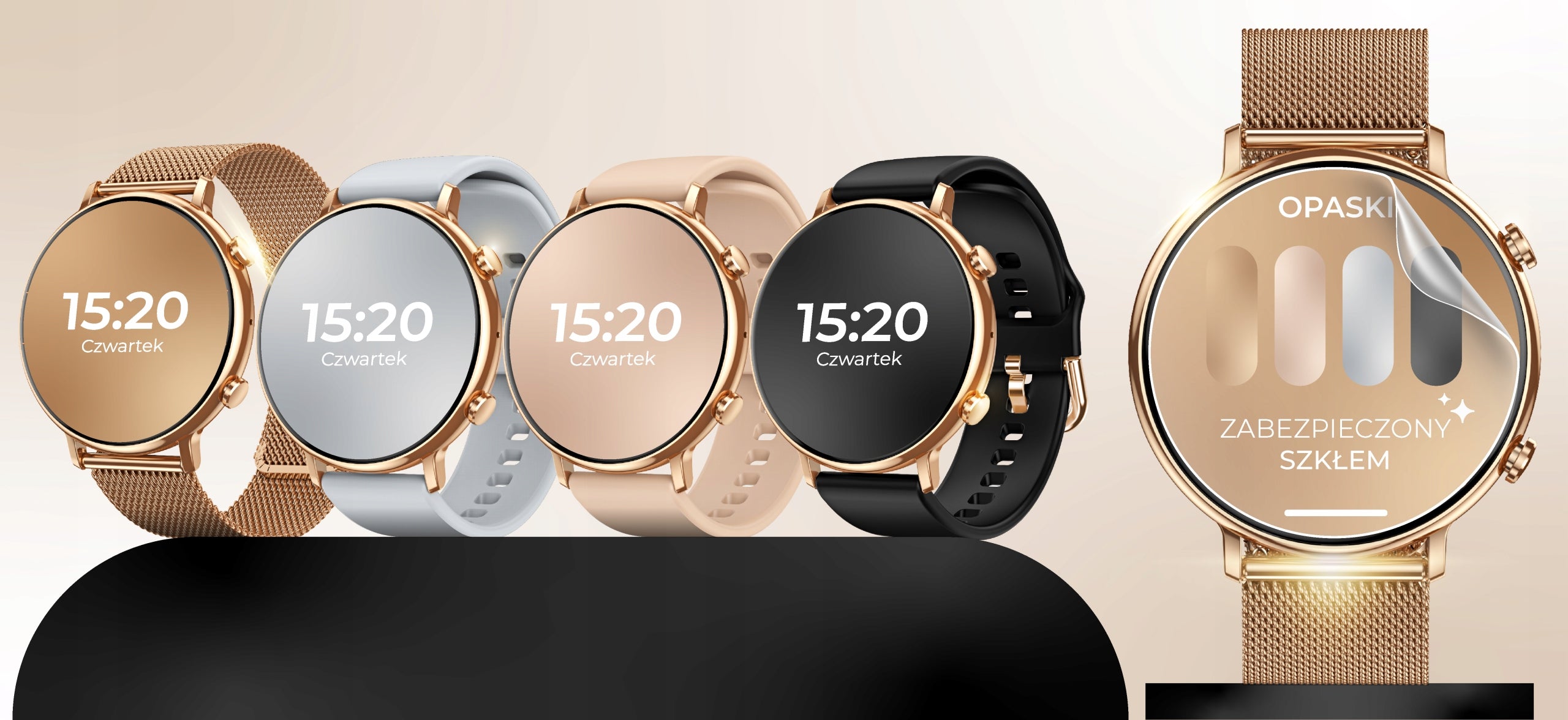 SMARTWATCH WOMEN'S WATCH Polish CONVERSATIONS NOTIFICATIONS SPORT HEALTH SMS Manufacturer code SMARTWATCH ZEGAREK DAMSKI