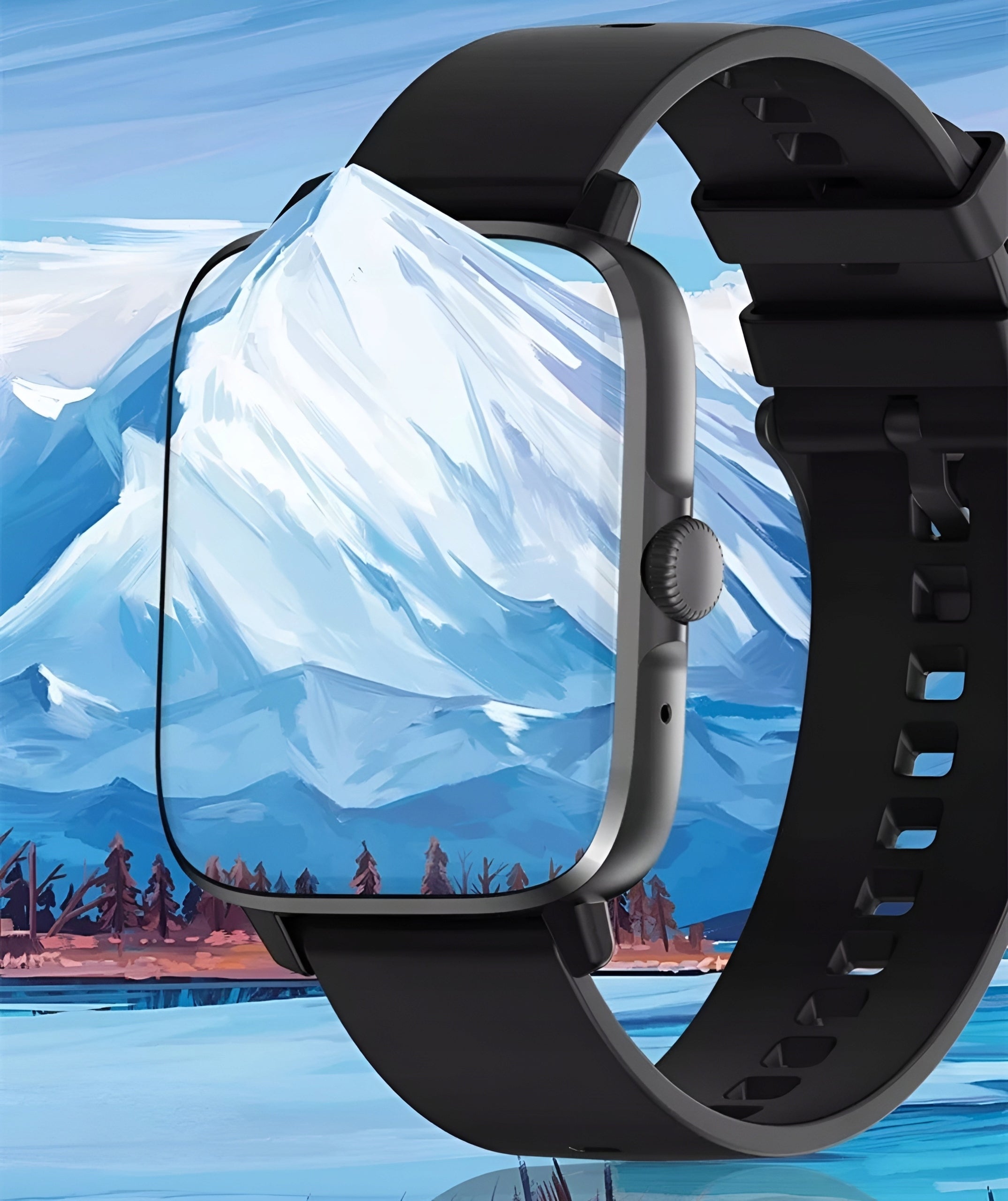 SMARTWATCH WOMEN'S WATCH TALK PL MENU HEART RATE EKG PRESSURE PULSE 2 STRIPES Brand no brand