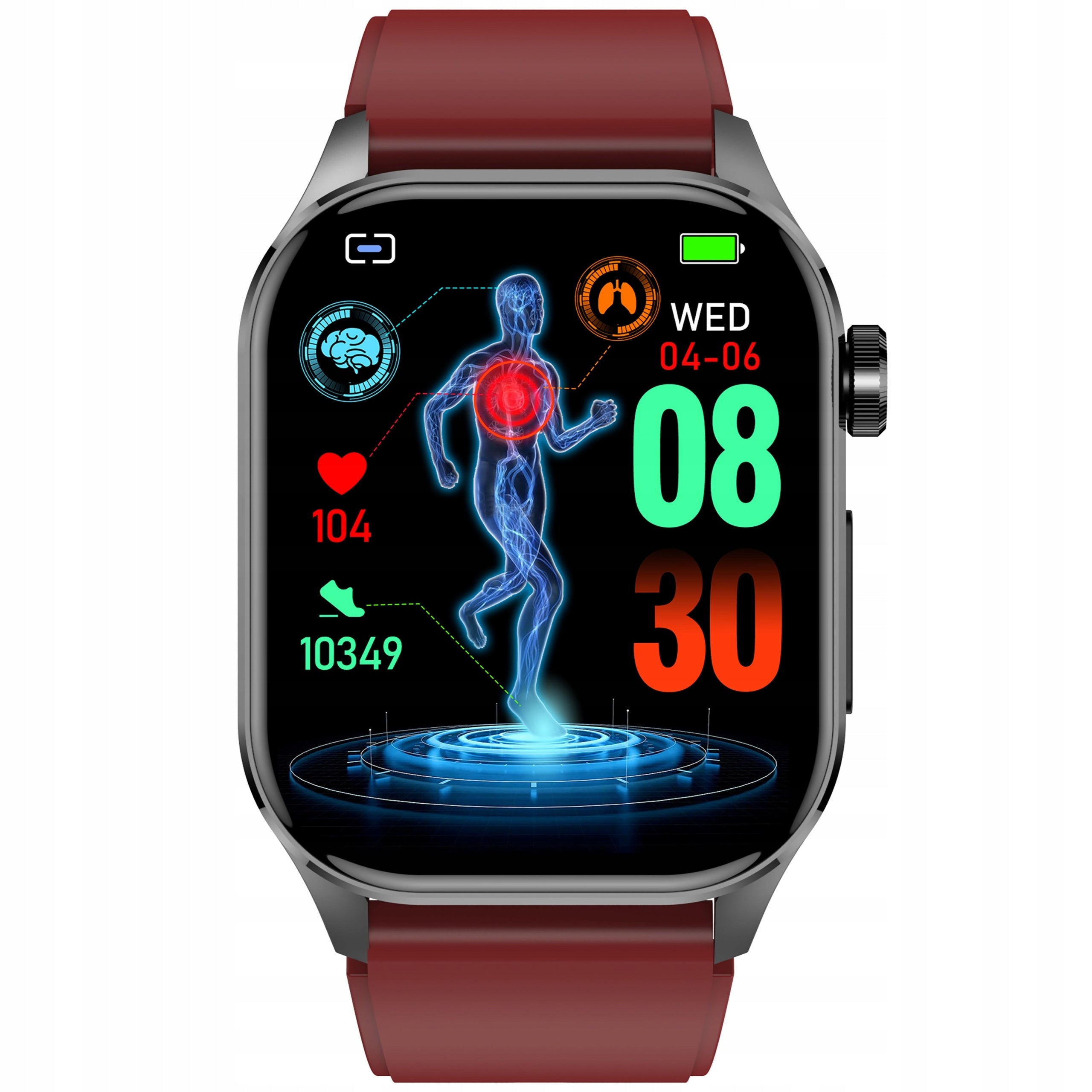 SMARTWATCH Watch Cardiowatch Glucose ECG Blood Pressure Monitor Talk Pulse PL Brand Bartomtime