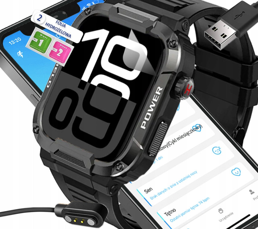 SMARTWATCH Watch SMARTBAND PULSE STEPS PL CONVERSATIONS