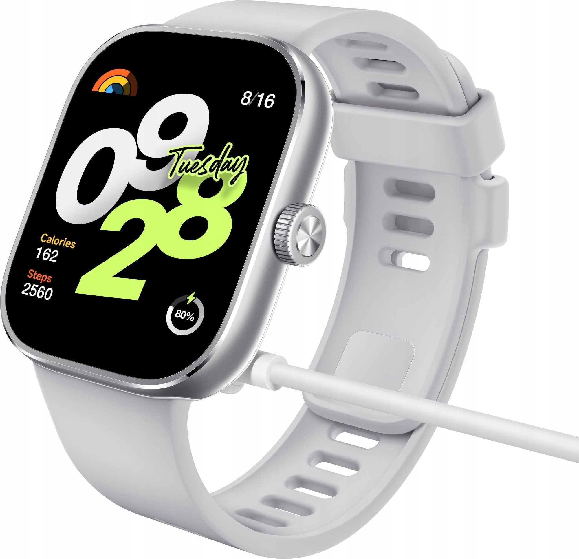 SMARTWATCH XIAOMI REDMI WATCH 4 SILVER - GREY / SILVER GRAY / Packaging status original