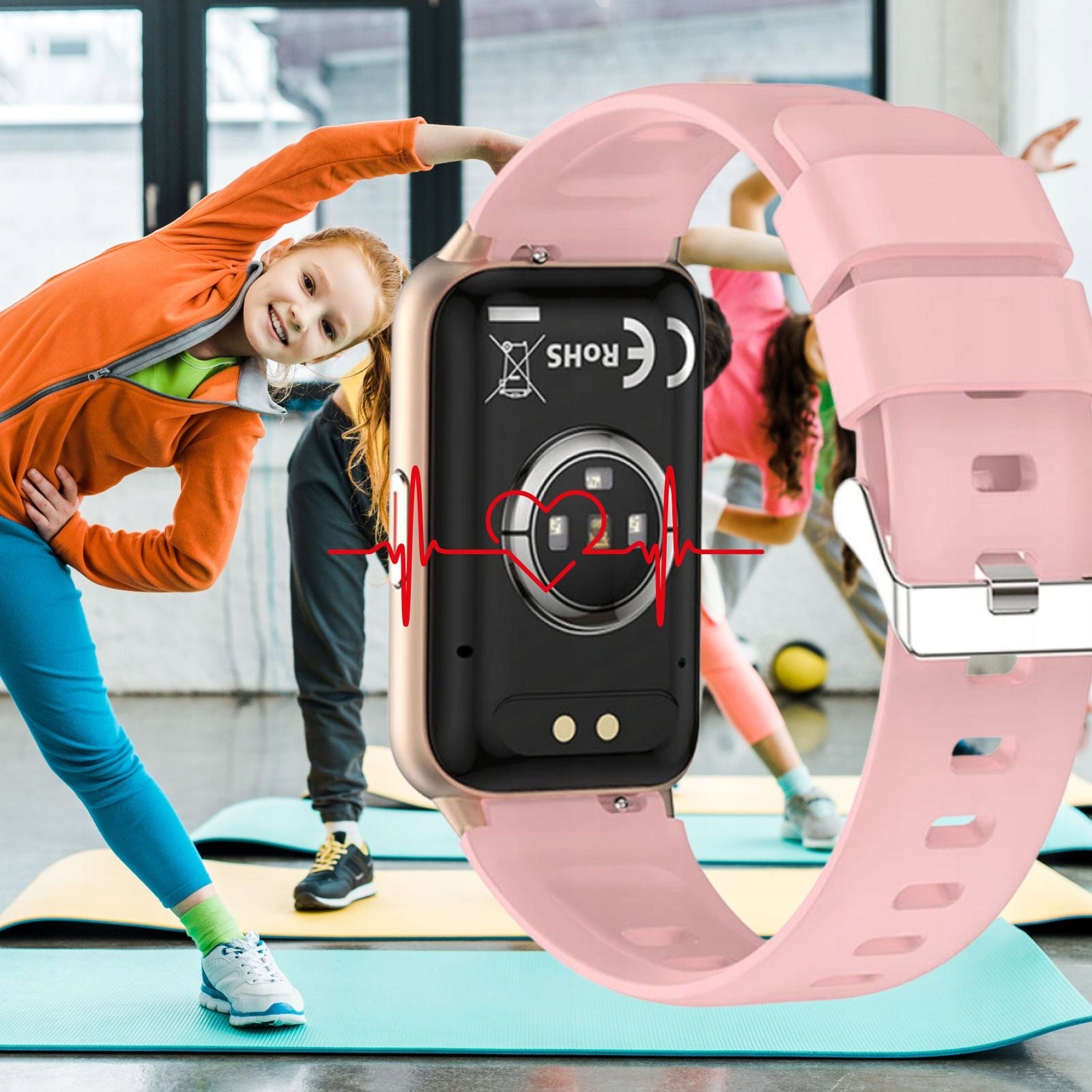 SMARTWATCH children's watch talk SMS SPORT HEALTH MENU PL AMOLED Brand Rubicon