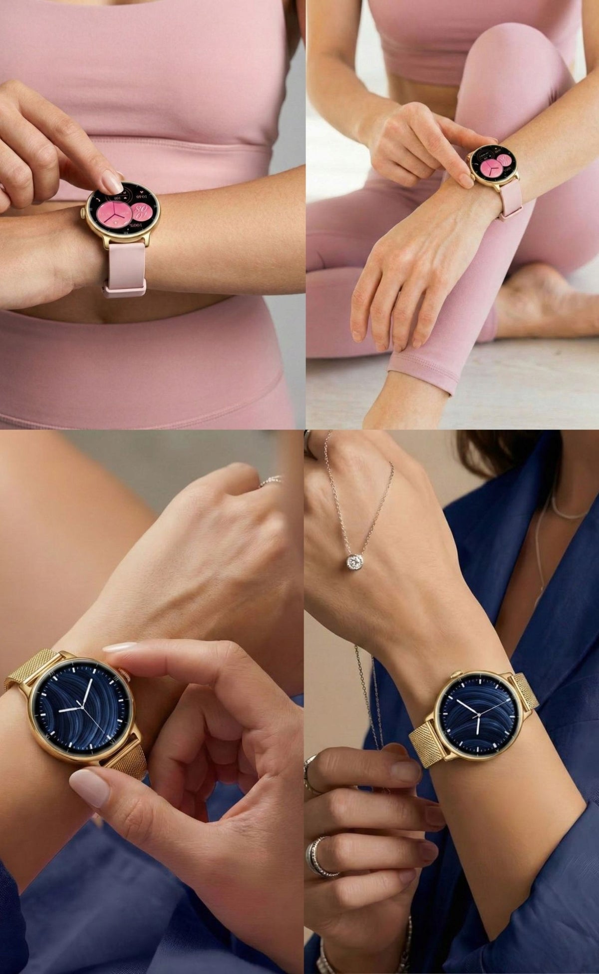 SMARTWATCH for women GRAVITY - answering calls AMOLED 2 GPS strips Packaging status original
