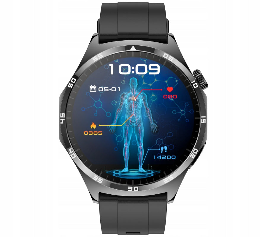 SMARTWATCH male Rubicon RNCF38 black silicone Manufacturer code SMARUB087