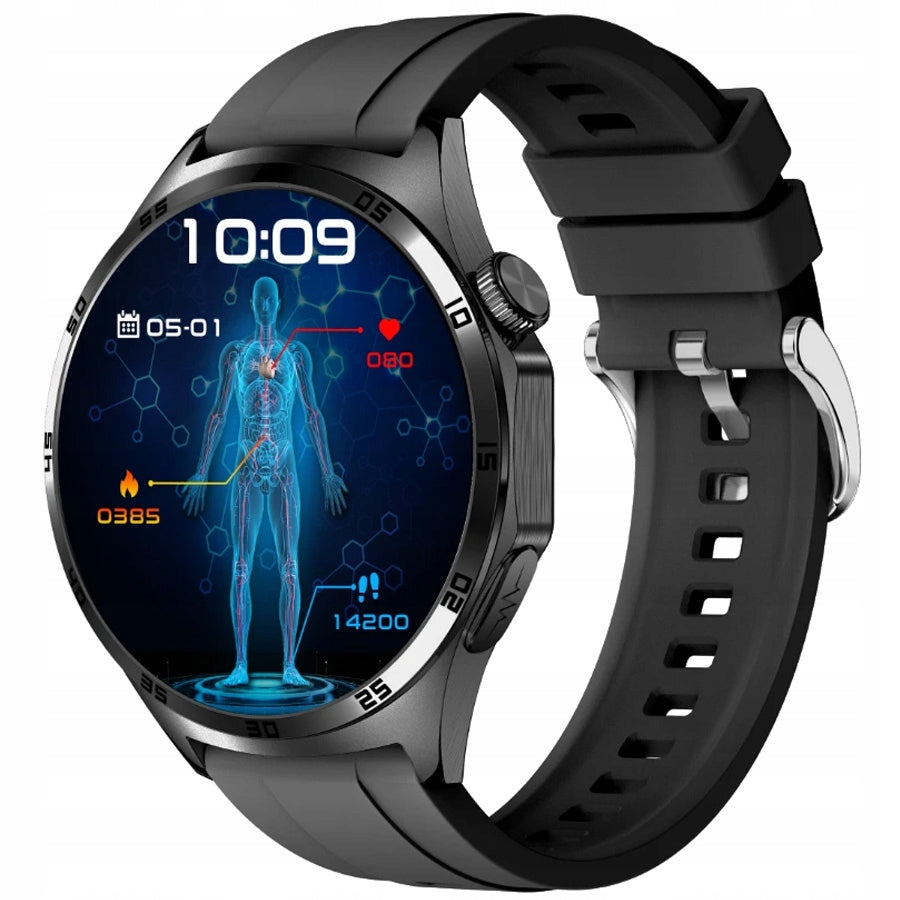SMARTWATCH male Rubicon RNCF38 black silicone