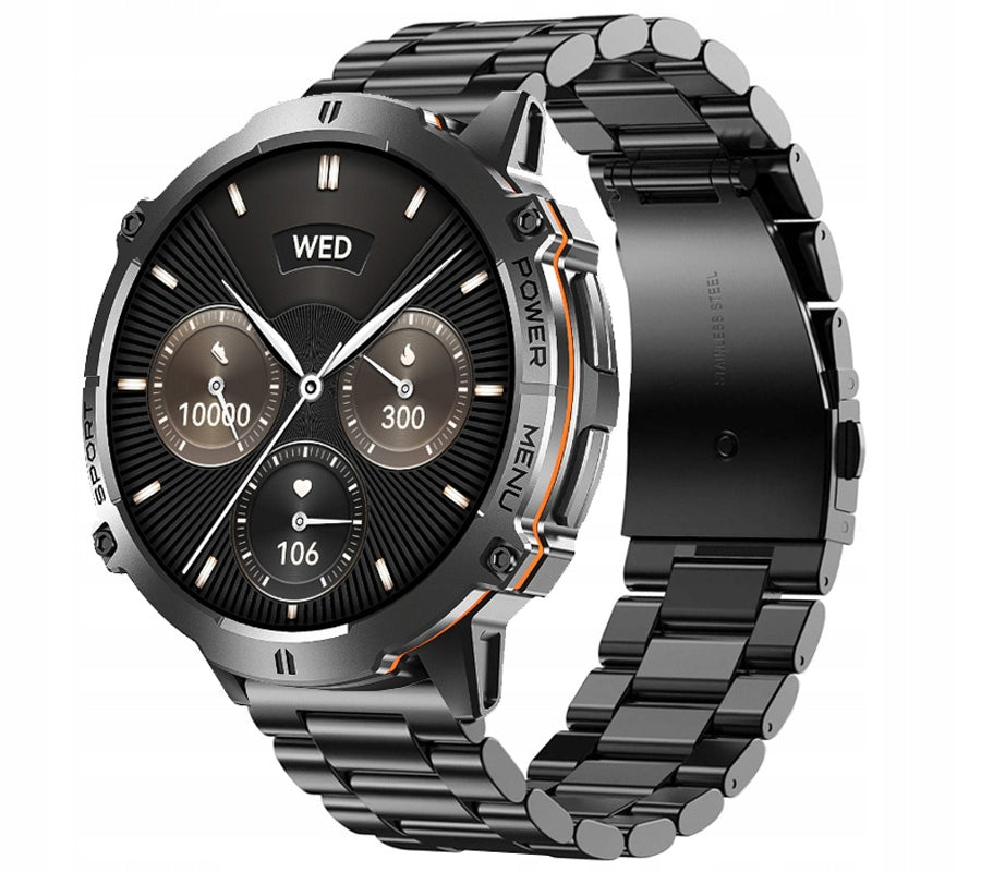 SMARTWATCH male Rubicon RNCF40 black/black Bracelet