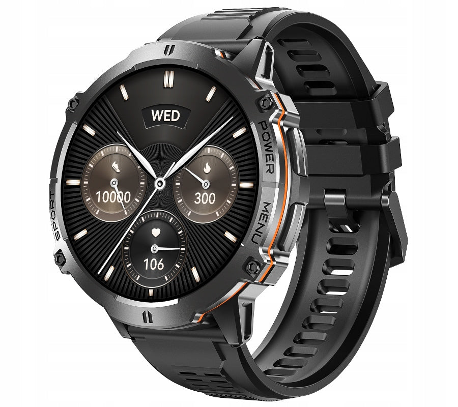 SMARTWATCH male Rubicon RNCF40 black/black SIL