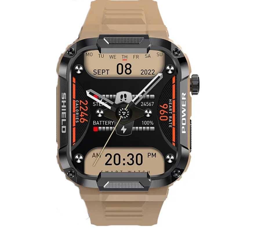 SMARTWATCH men's watch Rubicon TALK SPORT SMS Color green
