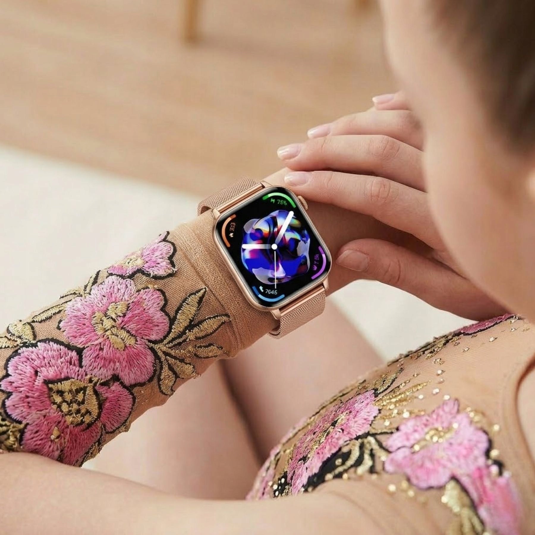 SMARTWATCH set for girls for gift RUBICON 2 stripes + bracelet Packaging status original