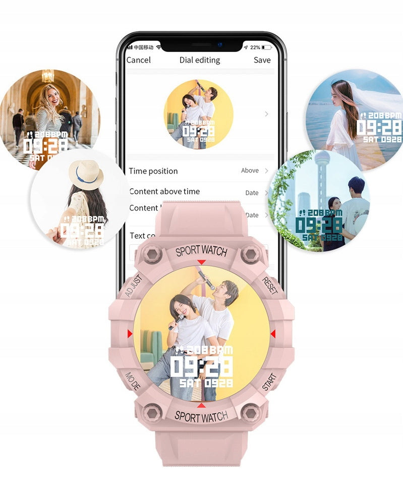 SMARTWATCH watch SMARTBAND Heart Rate Monitor Pedometer EAN (GTIN) 5907291134085