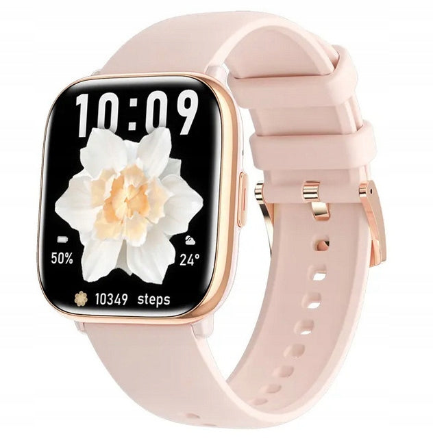 SMARTWATCH watch gift for girl + CONVERSATIONS+BOX Model zestaw z paskami i bransoletą mesh