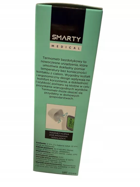 SMARTY MEDICAL NON-CONTACT THERMOMETER Medical device no