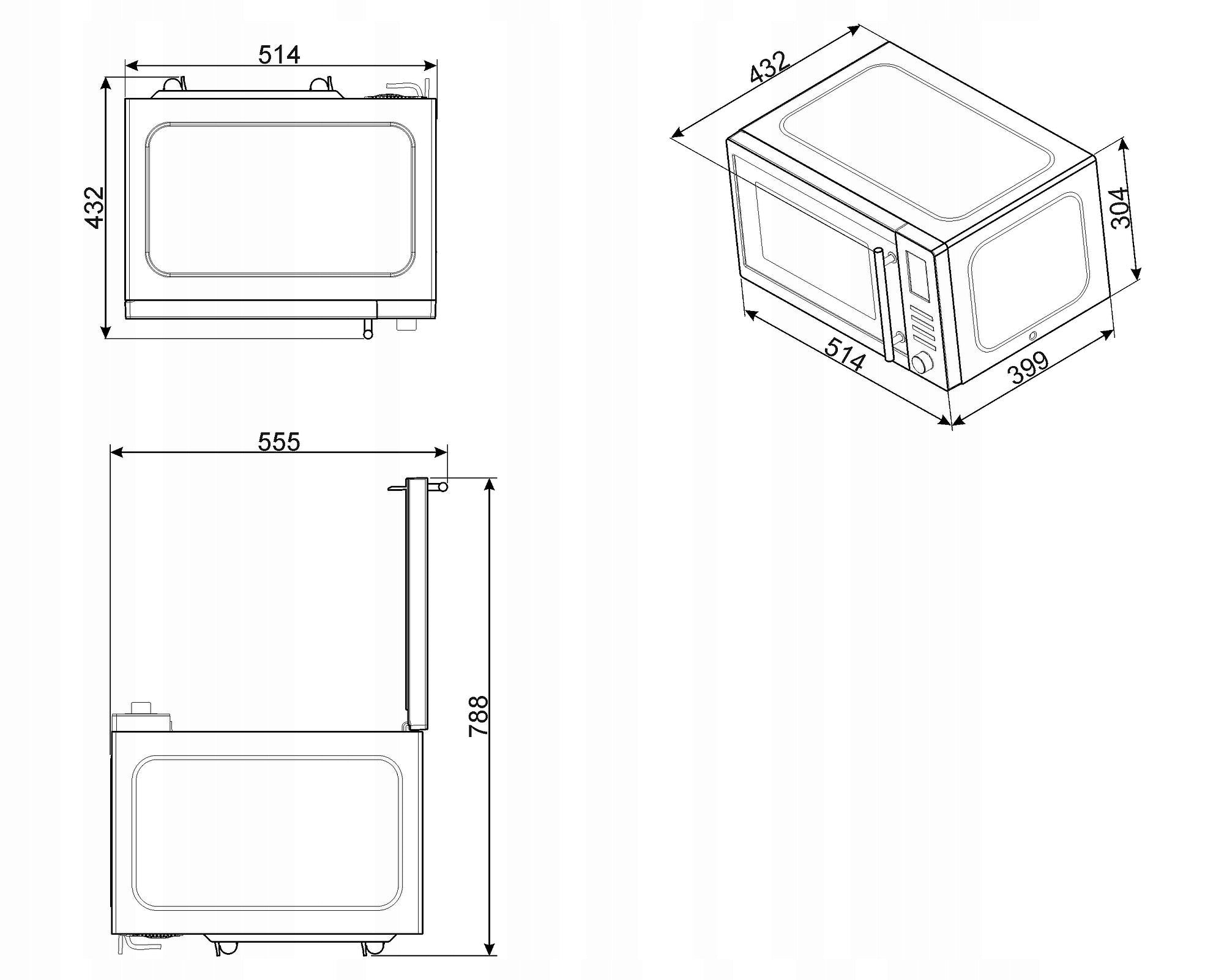 SMEG FREESTANDING MICROWAVE MO25B EAN (GTIN) 8017709325312