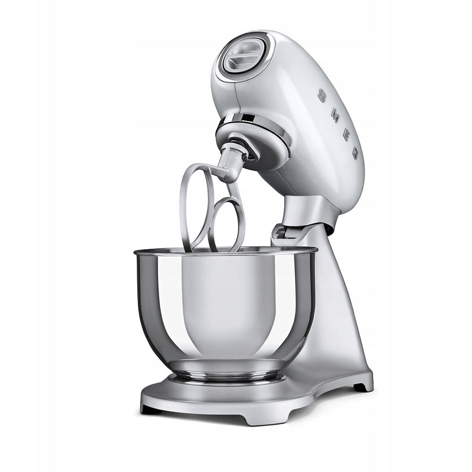 SMEG - Planetary Mixer, Silver SMF02SVEU 50's Style Manufacturer code SMF02SVEU