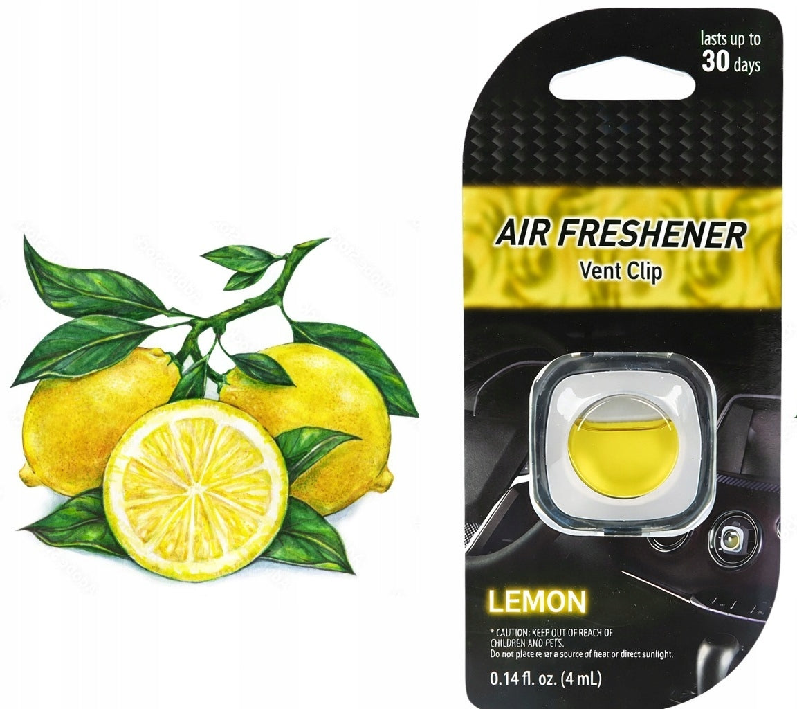 SMELL LEMON AIR FRESHENER LEMON CAR MEMBRANE GRILLE