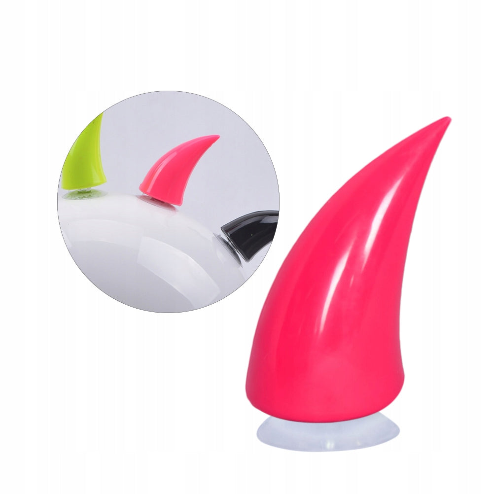 ŚMIESZNY RÓŻOWY RÓG NA KASK MOTOCYKLOWY Z PRZYSSAWKĄ, KREATYWNY DESIGN EAN (GTIN) 4896009721291