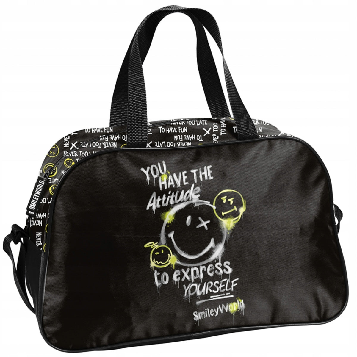 SMILEY SPORTS BAG FOR SWIMMING POOL FOR BOYS FOR TRIPS EMOTICONS PASO