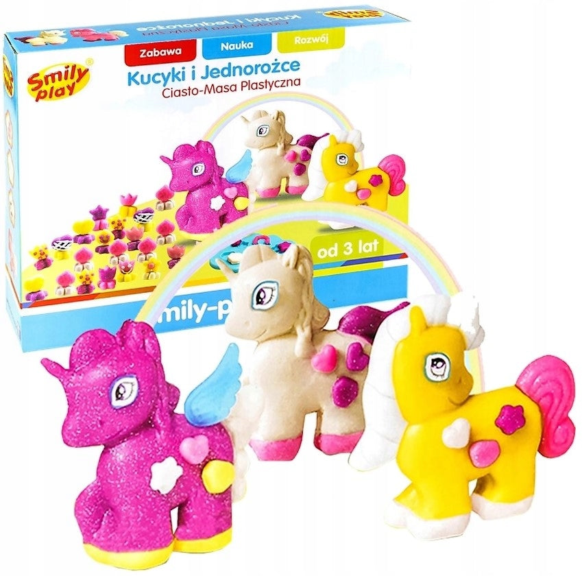 Lipdymo masė Smily Play Poniai ir vienaragiai