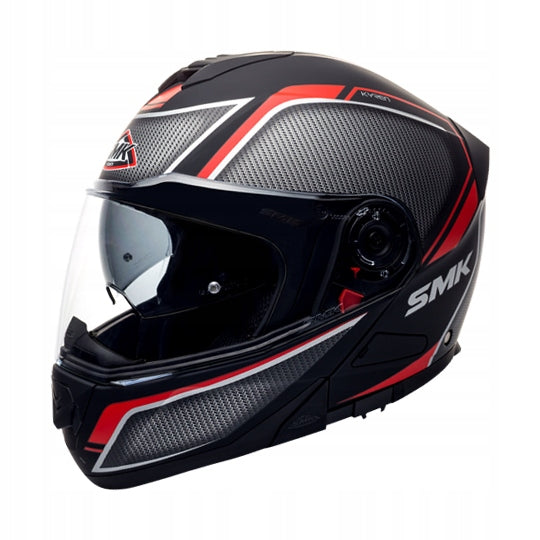SMK GLIDE KYREN MA263 full-face motorcycle helmet black/red/matt S