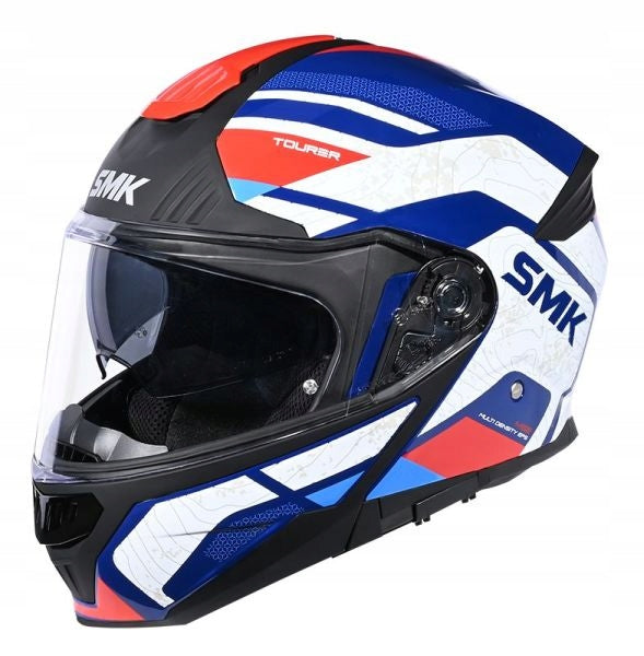 SMK Jaw helmet GULLWING NAVIGATOR GL513 (white/blue/red) L